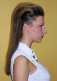 Свадебная прическа 2, прямые волосы