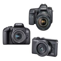 Canon - лидер в сегменте фотокамер со сменными объективами